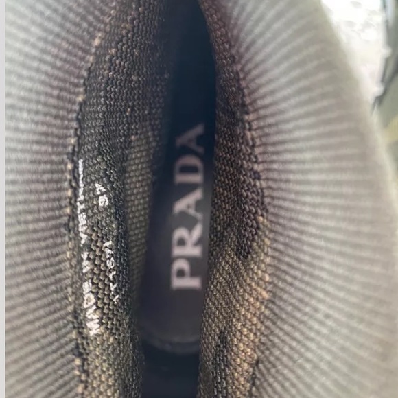 Prada authentic camo sock sneakers size 37 us 7.5 - Picture 4 of 7